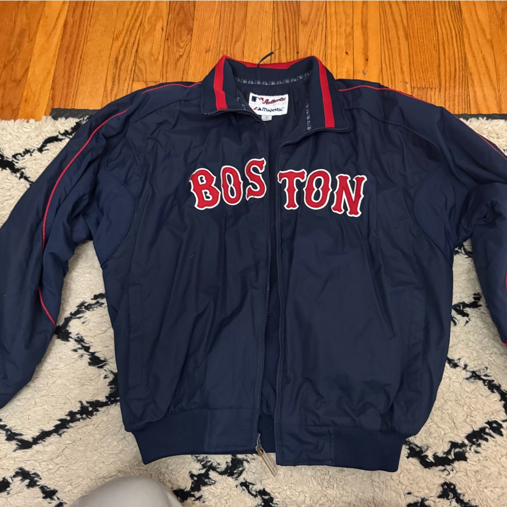 Authentic majestic Red Sox Jacket large